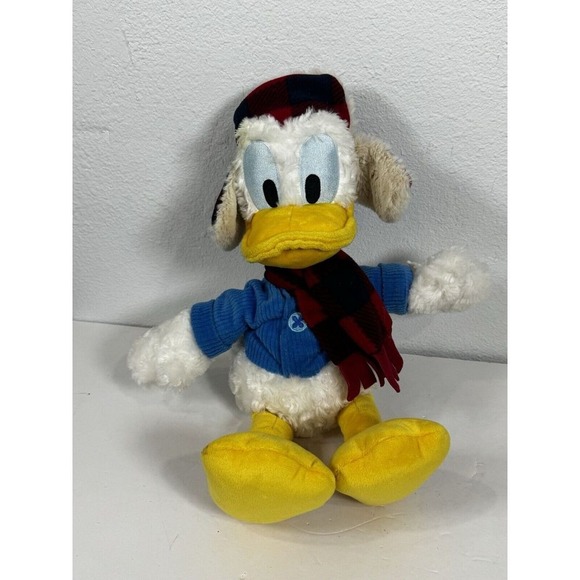 Disney Other - DISNEY DONALD DUCK WINTER WISHES HOLIDAY PLUSH TOY‎ Disney Tags In Pics